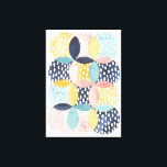 Geometrische waterverven canvas afdruk<br><div class="desc">Watercolor Geometric Circles Artist: Grace Popp</div>