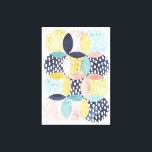 Geometrische waterverven canvas afdruk<br><div class="desc">Watercolor Geometric Circles Artist: Grace Popp</div>