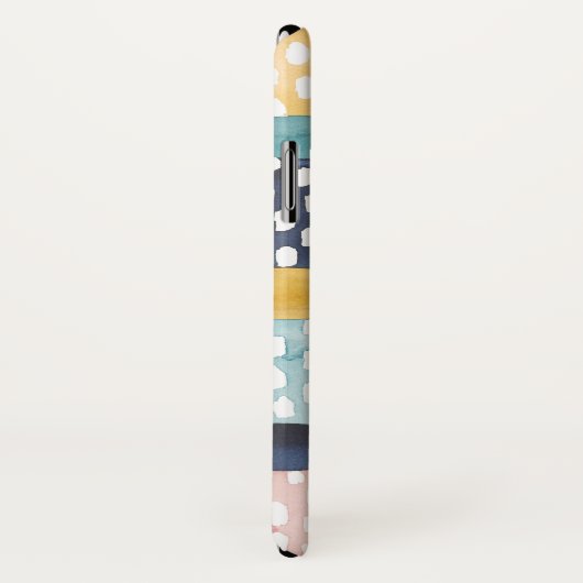 Geometrische waterverven Case-Mate iPhone case (Achterkant / rechts)