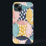 Geometrische waterverven iPhone 13 hoesje<br><div class="desc">Geometrische waterverf kunstenaar: Grace Popp</div>