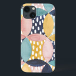 Geometrische waterverven iPhone 13 hoesje<br><div class="desc">Geometrische waterverf kunstenaar: Grace Popp</div>