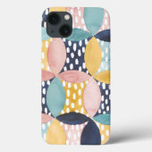 Geometrische waterverven Case-Mate iPhone case (Achterkant)