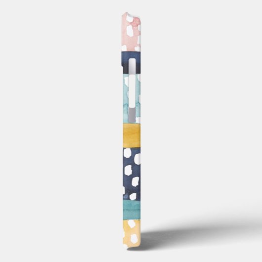 Geometrische waterverven Case-Mate iPhone case (Achterkant / Links)