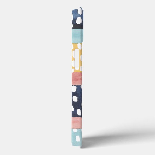 Geometrische waterverven Case-Mate iPhone case (Achterkant / Rechts)