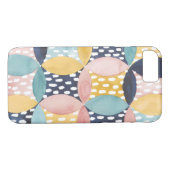 Geometrische waterverven Case-Mate iPhone case (Achterkant (Horizontaal))