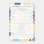 Geometrische waterverven post-it® notes (Voorkant)