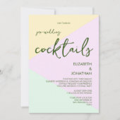 Geometrische weddenschap met geblindeerde pasta kaart (Voorkant)