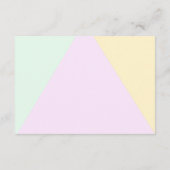 Geometrische weduwenaccommodatie van de gedempte p informatiekaartje (Achterkant)