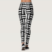 geometrische weef-leggings leggings (Achterkant)