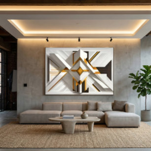 Geometrische weelde canvas afdruk