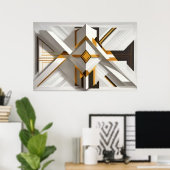 Geometrische weelde poster (Thuiskantoor)