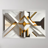Geometrische weelde poster (Voorkant)