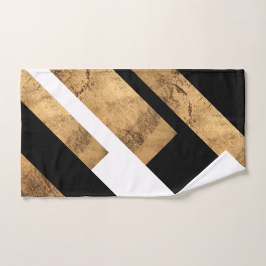 Geometrische weergave koper bad handdoek (Handdoek)