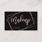 Geometrische weergave van het goudscript van het r visitekaartje (Voorkant)