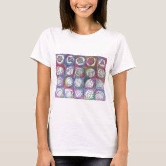 Geometrische werelden t-shirt