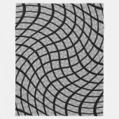 geometrische werveling fleece deken (Voorkant)