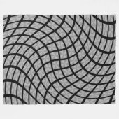 geometrische werveling fleece deken (Voorkant (Horizontaal))