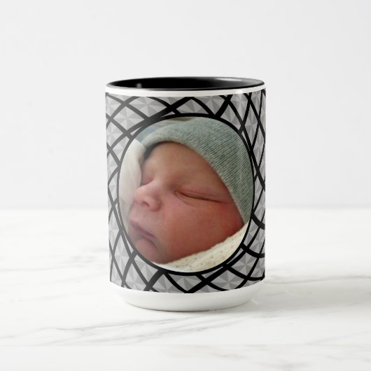 geometrische werveling mok (Midden)