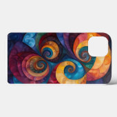 Geometrische wervelingen Digital Art Design Case-Mate iPhone Case (Achterkant (horizontaal))