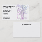 Geometrische wervelkolom Visitekaartjes (Voorkant / Achterkant)