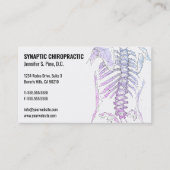 Geometrische wervelkolom Visitekaartjes (Voorkant)