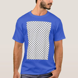 GEOMETRISCHE WIT VAN DE KLEINE POLKADOT VAN 1980 E T-SHIRT