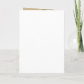 Geometrische witte gouden glitters glam huwelijksp programma (Achterkant)