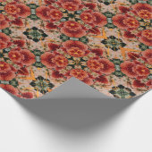 geometrische woestijnbloom cadeaupapier (Hoek)