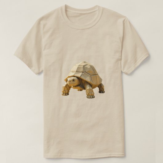 Geometrische woestijnschildpad t-shirt (Design voorkant)