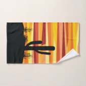 Geometrische woestijnzon bad handdoek (Handdoek)
