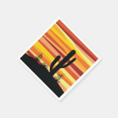 Geometrische woestijnzon servet (Hoek)