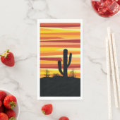 Geometrische woestijnzon servet (Insitu)