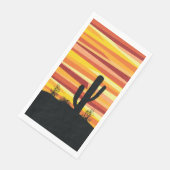 Geometrische woestijnzon servet (Hoek)