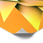 Geometrische Wolf Illustratie Dierlijke Ontwerp Poster (Hoek)