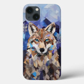 Geometrische Wolf Mountain Blanket Case-Mate iPhone Case (Achterkant)