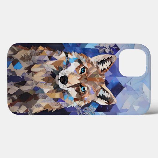 Geometrische Wolf Mountain Blanket Case-Mate iPhone Case (Achterkant (horizontaal))