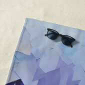 Geometrische Wolf Mountain Blanket Strandlaken (In situ)