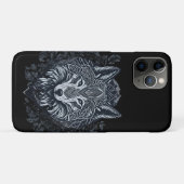 Geometrische Wolf Stam Noordse Kunst Case-Mate iPhone Case (Achterkant (horizontaal))