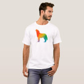 Geometrische wolf T-Shirt (Voorkant volledig)