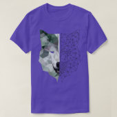 Geometrische wolf t-shirt (Design voorkant)