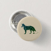 Geometrische Woodlanddieren | Feelin-Button Ronde Button 3,2 Cm (Voorkant /achterkant)