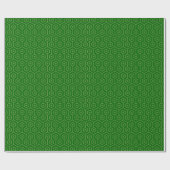 Geometrische wrap Honeycomb IT Green Cadeaupapier (Vlak)