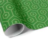 Geometrische wrap Honeycomb IT Green Cadeaupapier (Rol Hoek)