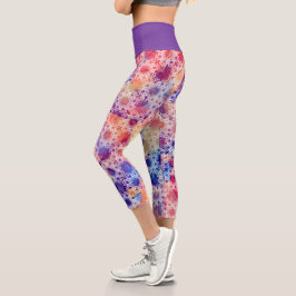 Geometrische yoga capri's van Joya Eve
