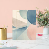 Geometrische zachte tonen - Abstracte pastelwand Acryl Bord (Huwelijk)