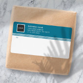 Geometrische Zakelijke Logo Verzendlabels Etiket