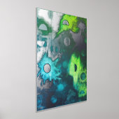 Geometrische zilverfolie print (Laagn)