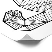 Geometrische zitplaats, achterzijde poster (Hoek)