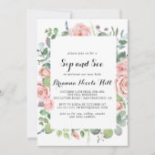 Geometrische zomer Breeze Floral Sip en zie Kaart (Voorkant)