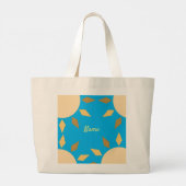 Geometrische zon Cirkel Thunder_Cove Grote Tote Bag (Achterkant)